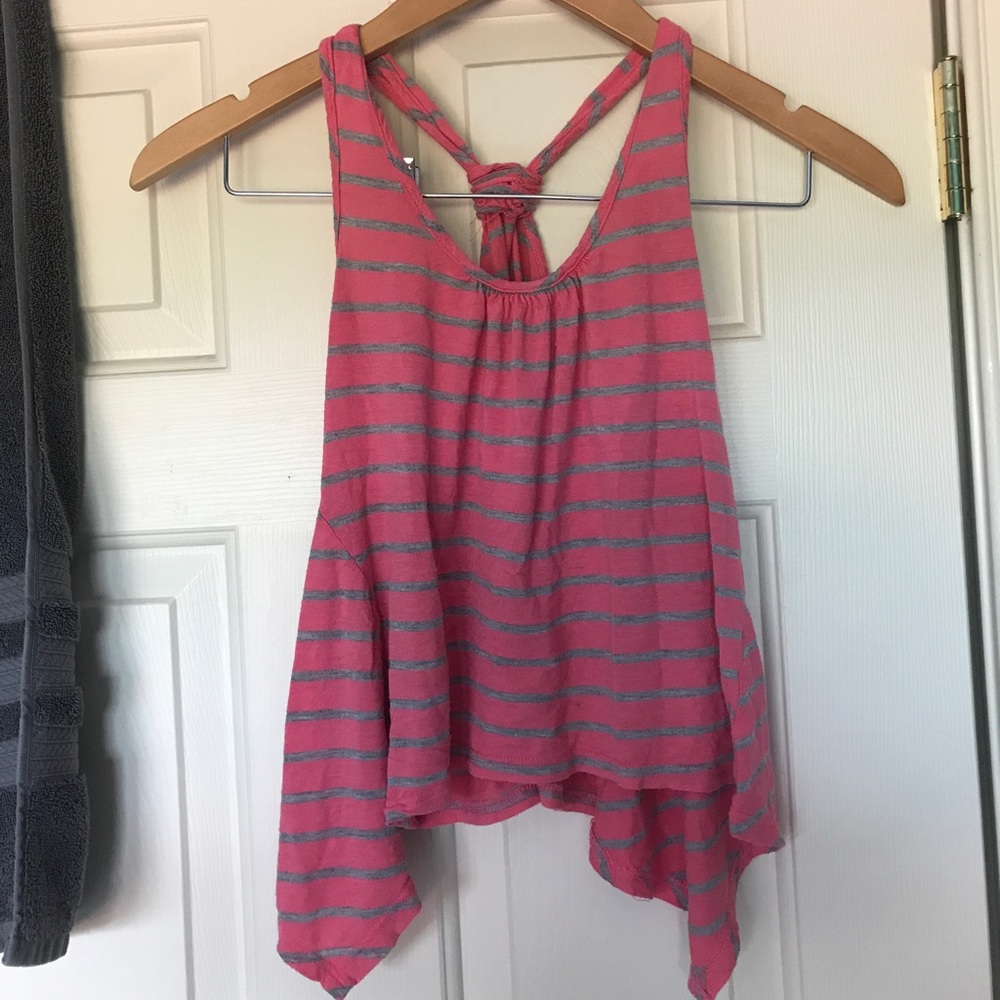 Pink crop top